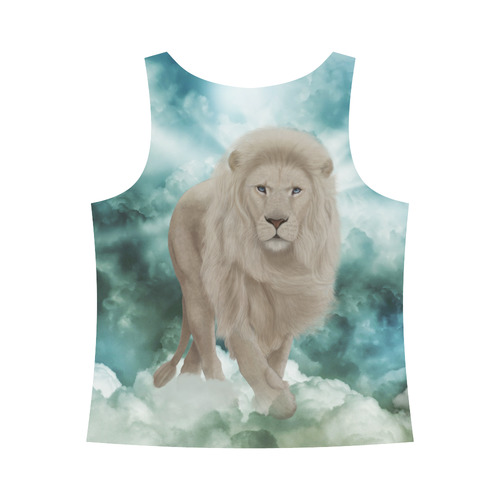 The white lion in the universe All Over Print Tank Top for Women (Model T43)