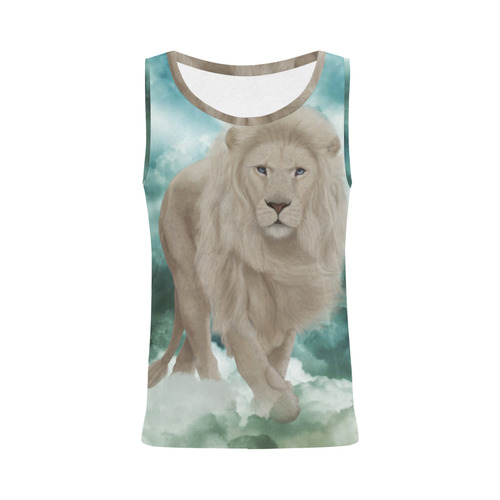 The white lion in the universe All Over Print Tank Top for Women (Model T43)