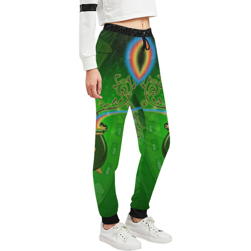 Happy St. Patrick's day Unisex All Over Print Sweatpants (Model L11)