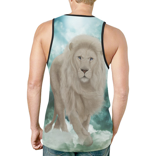 The white lion in the universe New All Over Print Tank Top for Men (Model T46)