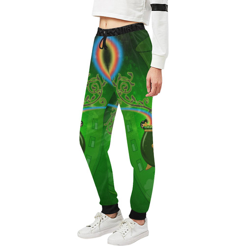 Happy St. Patrick's day Unisex All Over Print Sweatpants (Model L11)