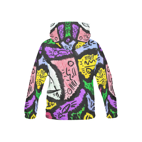 vidrios en el descmpado 001 All Over Print Hoodie for Kid (USA Size) (Model H13)