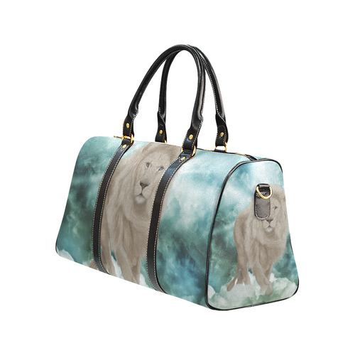 The white lion in the universe New Waterproof Travel Bag/Small (Model 1639)