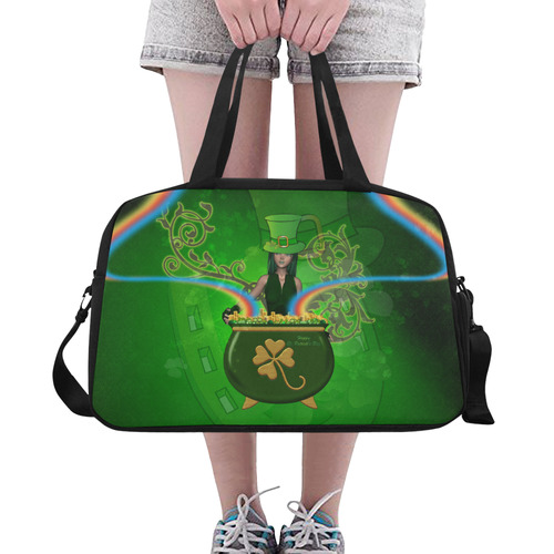 Happy St. Patrick's day Fitness Handbag (Model 1671)