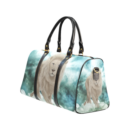 The white lion in the universe New Waterproof Travel Bag/Large (Model 1639)