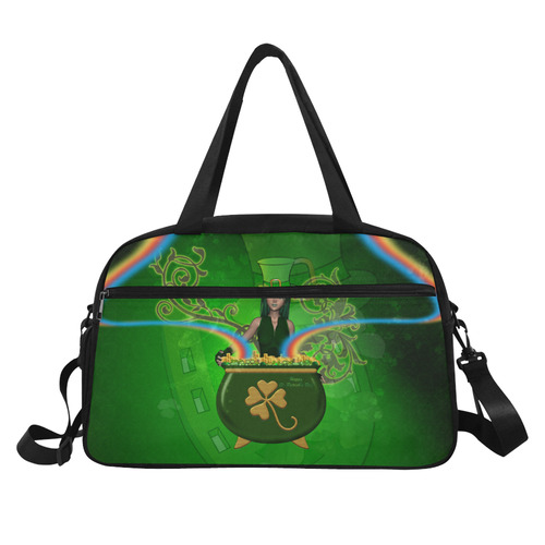 Happy St. Patrick's day Fitness Handbag (Model 1671)