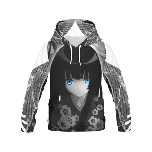 japanese ghost print hoodie