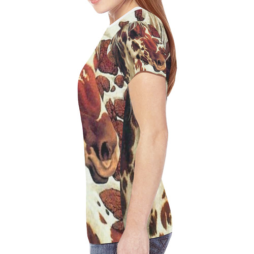 Paint Hiding In Plain Sight New All Over Print T-shirt for Women (Model T45)