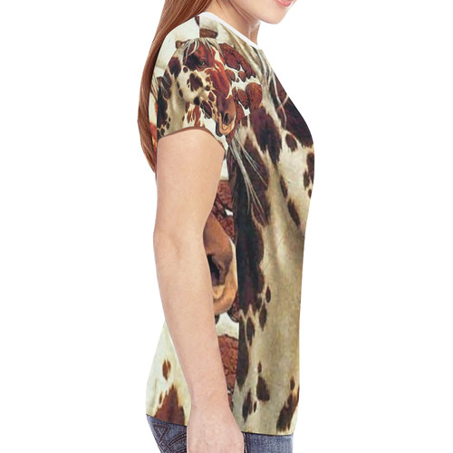 Paint Hiding In Plain Sight New All Over Print T-shirt for Women (Model T45)
