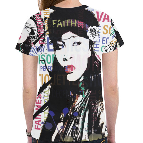 Woman Of Faith Tee New All Over Print T-shirt for Women (Model T45)