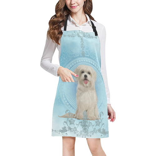 Cute havanese puppy All Over Print Apron