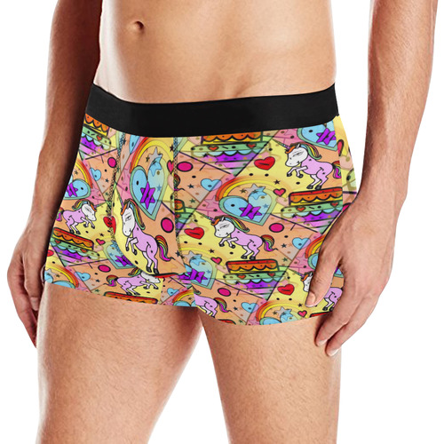 Colorful African People Custom Mens All-Over Print Boxer Briefs Underwear