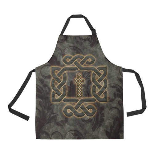 The celtic knot, rusty metal All Over Print Apron