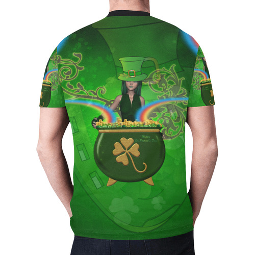 Happy St. Patrick's day New All Over Print T-shirt for Men (Model T45)
