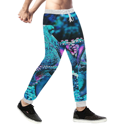 octopus Men's All Over Print Sweatpants (Model L11)