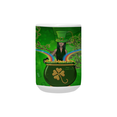 Happy St. Patrick's day Custom Ceramic Mug (15OZ)