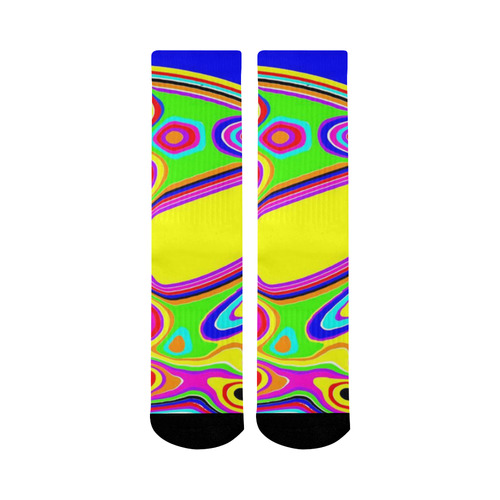 Yellow Pond Mid-Calf Socks (Black Sole)