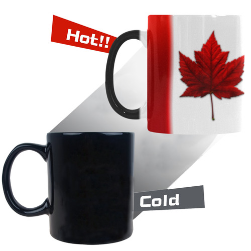 Canada Flag Cups -Morfing Mugs Custom Morphing Mug