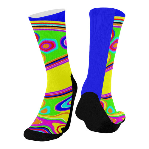 Yellow Pond Mid-Calf Socks (Black Sole)