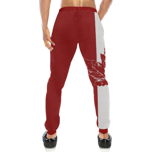 Cool Canada Flag Sweatpants Men's All Over Print Sweatpants (Model L11)