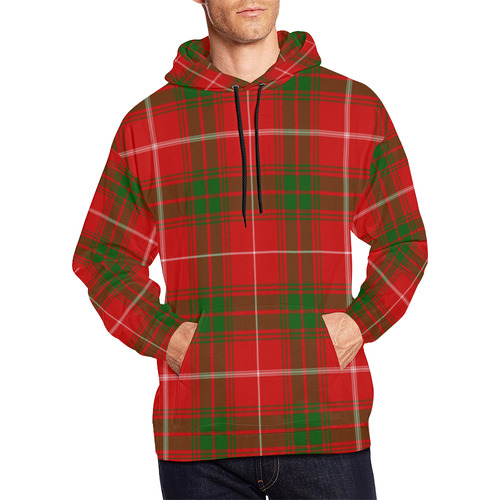 Prince of Rothesay tartan All Over Print Hoodie for Men/Large Size (USA Size) (Model H13)