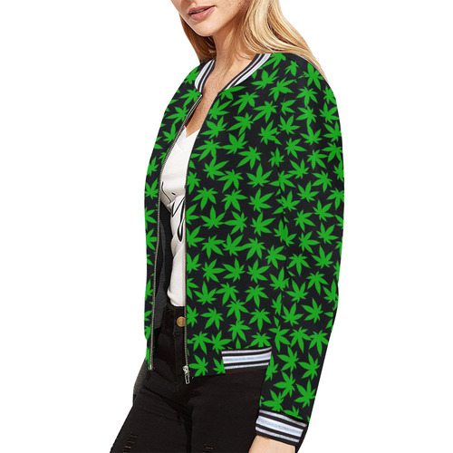 4-20 ALT All Over Print Bomber Jacket for Women (Model H21)