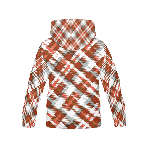TARTAN-3 All Over Print Hoodie for Men/Large Size (USA Size) (Model H13)