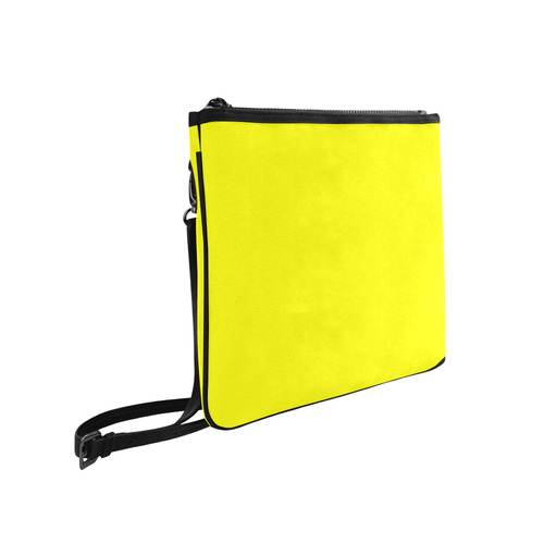 yellow Slim Clutch Bag (Model 1668)