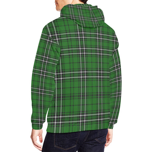 MacLean tartan All Over Print Hoodie for Men/Large Size (USA Size) (Model H13)