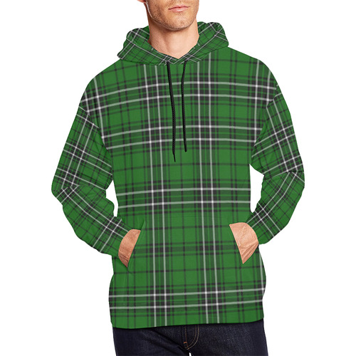 MacLean tartan All Over Print Hoodie for Men/Large Size (USA Size) (Model H13)