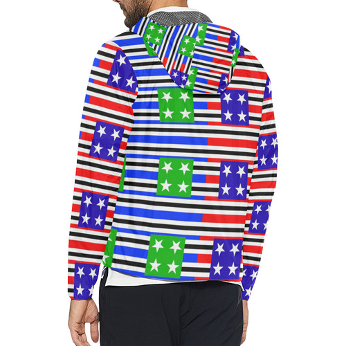 DESIGN 3122 (ALT) Unisex All Over Print Windbreaker (Model H23)