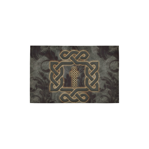 The celtic knot, rusty metal Area Rug 2'7"x 1'8‘’