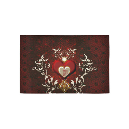 Valentine's day, wonderful hearts Area Rug 5'x3'3''