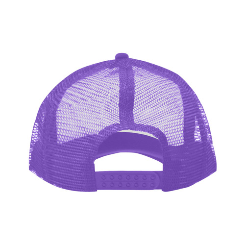 Penguin Family Walk on Thin Ice Ultraviolet Purple by ANoelleJay Trucker Hat