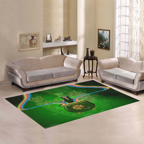 Happy St. Patrick's day Area Rug7'x5'