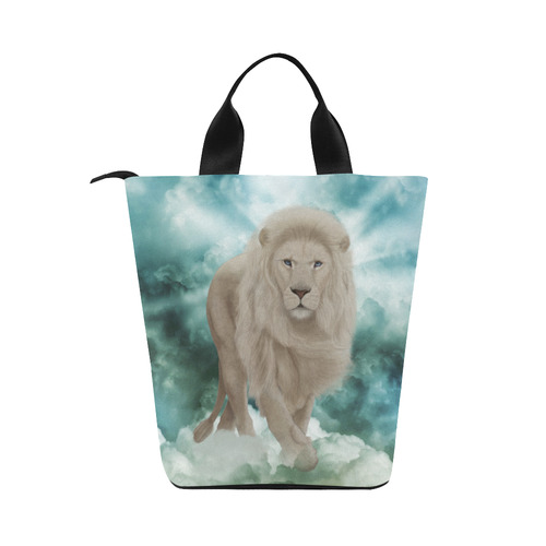 The white lion in the universe Nylon Lunch Tote Bag (Model 1670)