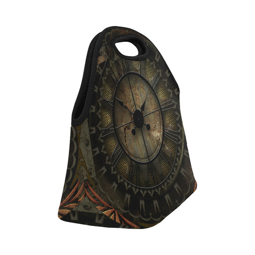 Steampunk, clockswork Neoprene Lunch Bag/Small (Model 1669)
