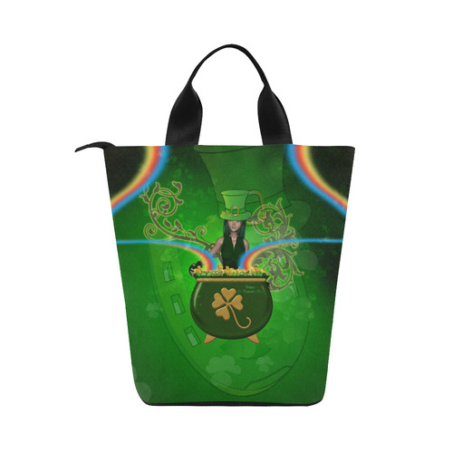 Happy St. Patrick's day Nylon Lunch Tote Bag (Model 1670)