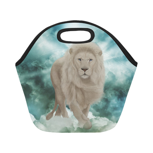 The white lion in the universe Neoprene Lunch Bag/Small (Model 1669)