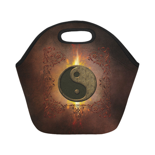 The sign ying and yang Neoprene Lunch Bag/Small (Model 1669)