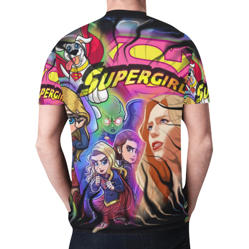 Supergirl By TheONE Savior @ ImpossABLE Endeavors New All Over Print T-shirt for Men (Model T45)