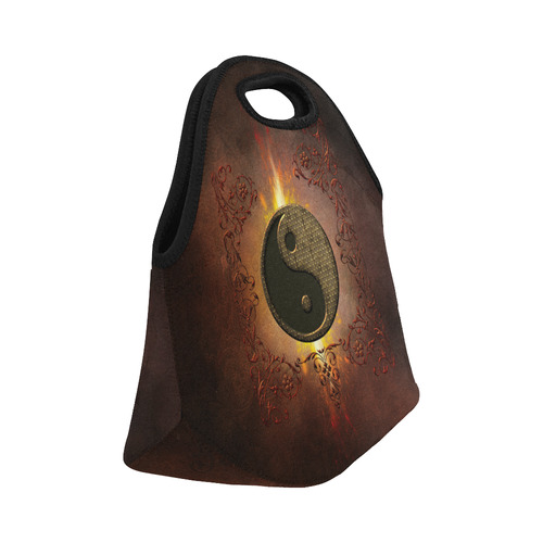 The sign ying and yang Neoprene Lunch Bag/Small (Model 1669)