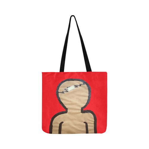 head red Reusable Shopping Bag Model 1660 (Two sides)