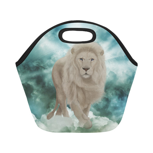 The white lion in the universe Neoprene Lunch Bag/Small (Model 1669)