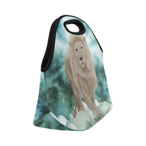 The white lion in the universe Neoprene Lunch Bag/Small (Model 1669)