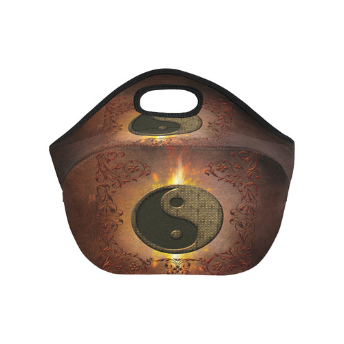 The sign ying and yang Neoprene Lunch Bag/Small (Model 1669)