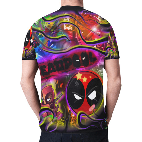 Deadpool By TheONE Savior @ ImpossABLE Endeavors New All Over Print T-shirt for Men (Model T45)