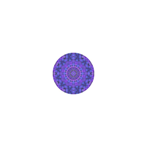 Mandala in Purple/Blue Neoprene Water Bottle Pouch/Small