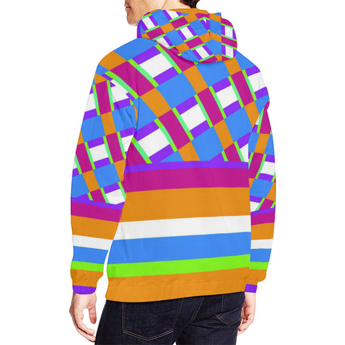 1278 All Over Print Hoodie for Men/Large Size (USA Size) (Model H13)