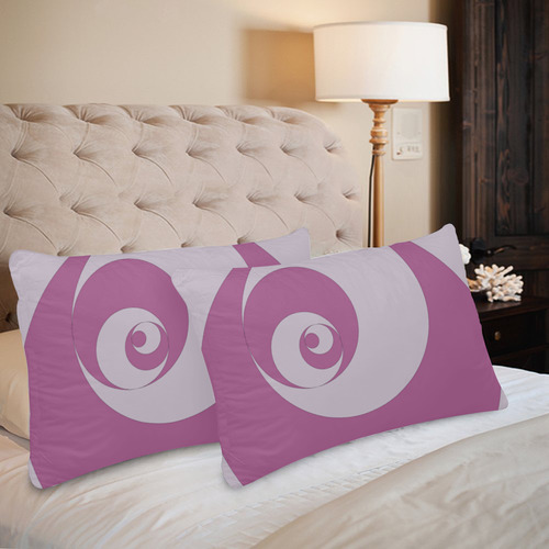 Fibonacci rose 4 Custom Pillow Case 20"x 30" (One Side) (Set of 2)